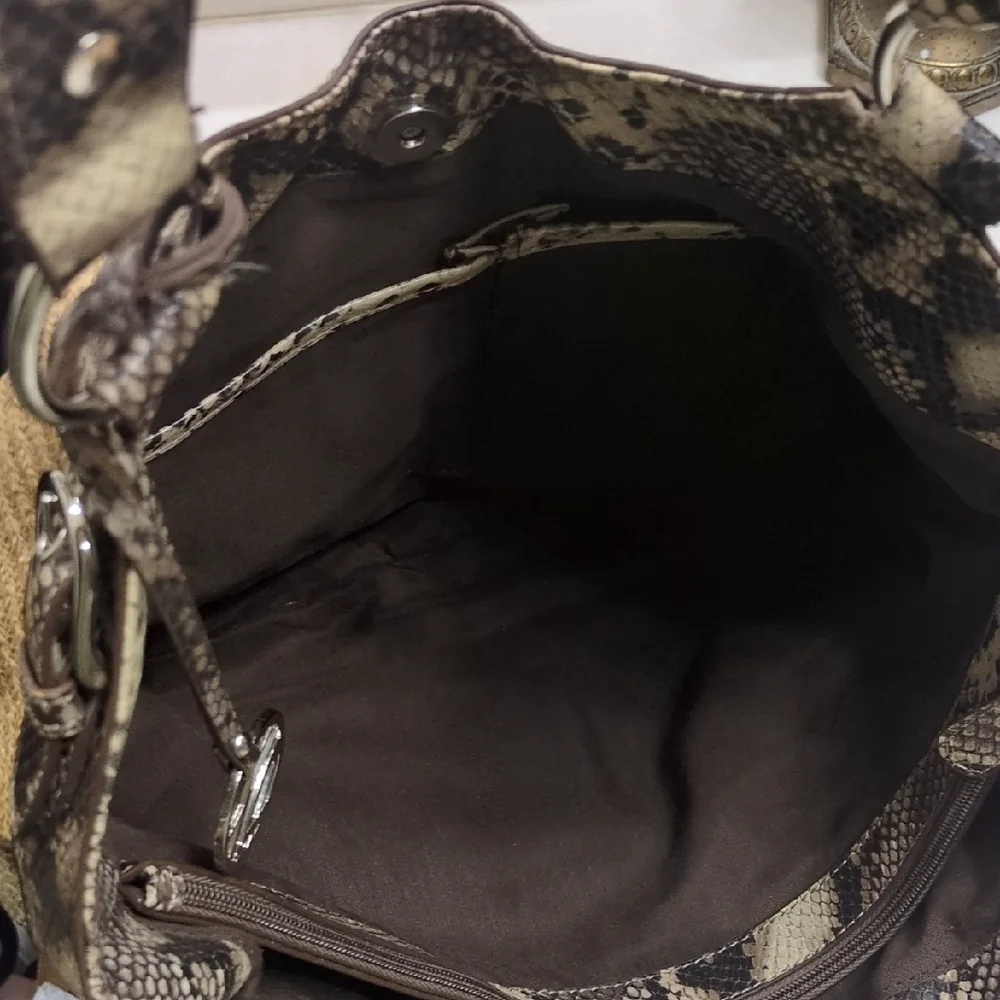 Style & Co‎ Faux Snakeskin Patterned Tote Bag Excellent Condition